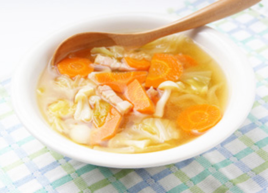 スープに混ぜる7種の野菜粉末