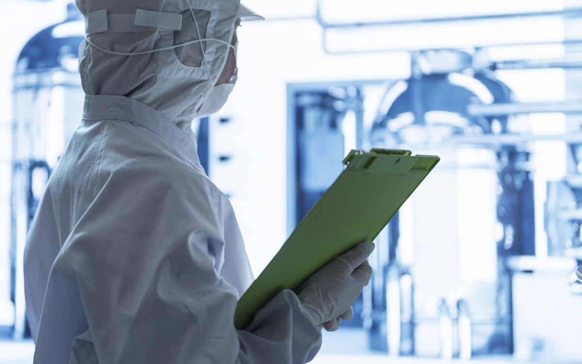 GMP認定取得工場での衛生管理